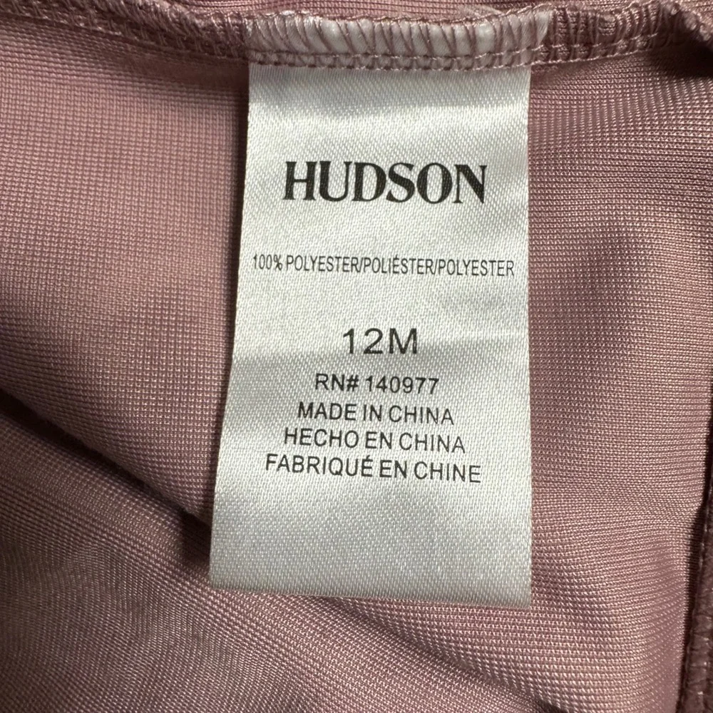 Hudson Kids Velvet Moto Jacket Pink Girls‎ Size 12 Months